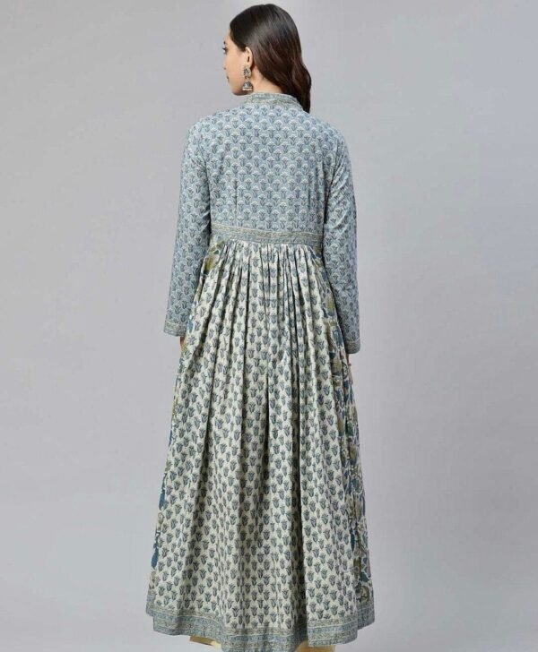 Pure Cotton Long dress- Hand Block Print Indian Maxi dress - Image 4