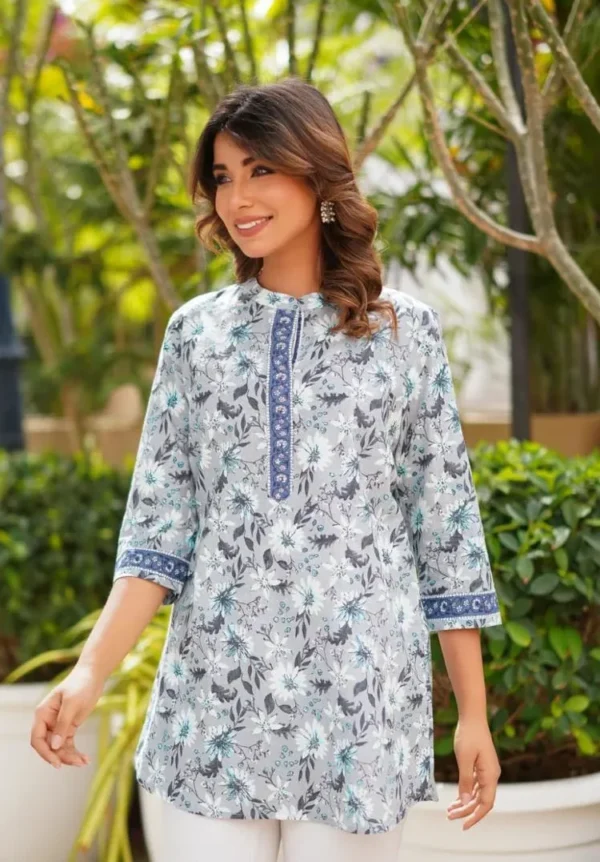 Floral Pure cotton blouse for women