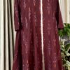 made to order dress and jacket set- hand woven ikat pure cotton jacket