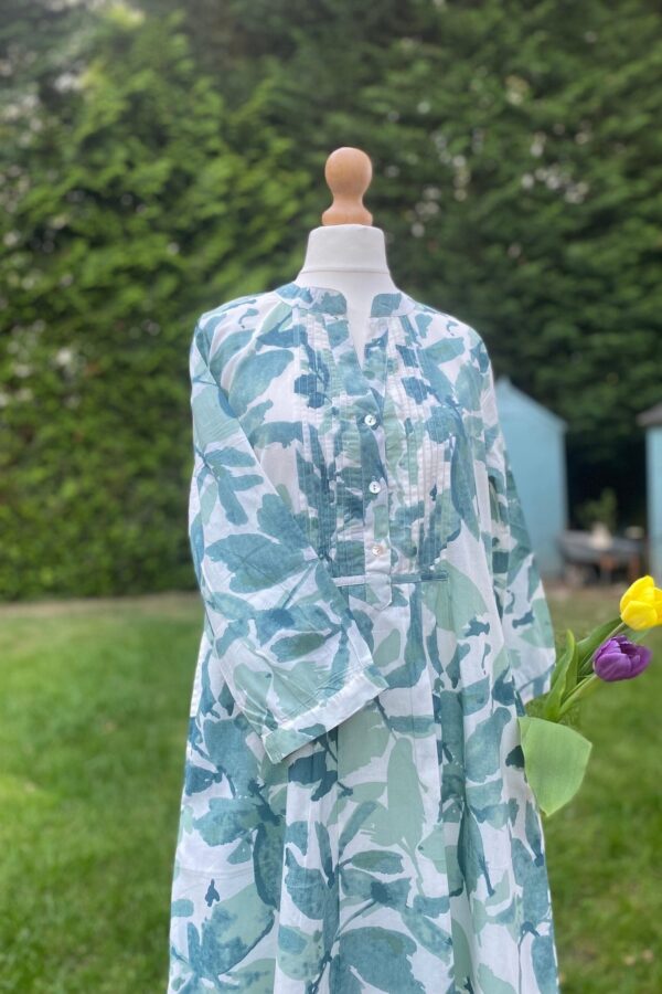 A-Line Dress Lightweight Pure Cotton- Pockets-Summer Tunic Dress