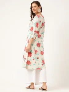 FLORAL A-LINE KURTA 1