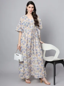 cotton kaftan beach dress