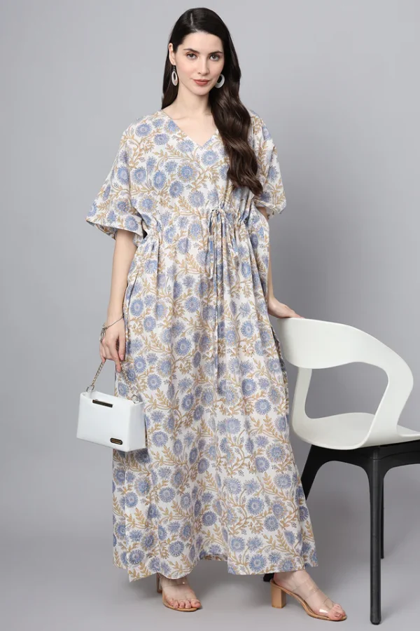 cotton kaftan beach dress